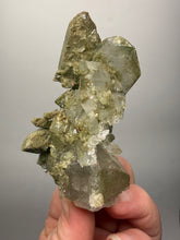 Load image into Gallery viewer, Chlorite-Included Quartz Cluster (Green Phantom Quartz) | Pakistan Mineral Specimen
