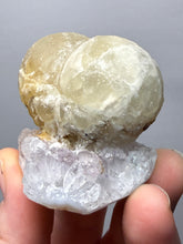 Load image into Gallery viewer, Rare Botryoidal Yellow Fluorite on Quartz Matrix  Collector Mineral Specimen – Maharashtra, India
