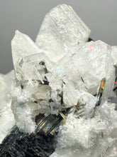 Load image into Gallery viewer, Dark Green Cap Stak Nala Tourmaline on Cleavelandite Matrix – Haramosh Mountains, Pakistan
