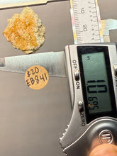 Load image into Gallery viewer, Hessonite Garnet Cluster on Matrix – Thumbnail Collector Specimen from Pakistan | High-Grade Orange-Red Garnet Crystals
