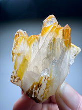 Load image into Gallery viewer, High Grade Golden Iron-Stained Himalayan Quartz Cluster | Rare Pakistan Mineral Specimen | Collector Display Crystal
