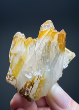 Load image into Gallery viewer, High Grade Golden Iron-Stained Himalayan Quartz Cluster | Rare Pakistan Mineral Specimen | Collector Display Crystal
