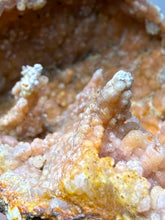 Load image into Gallery viewer, “Goblin Chalcedony” Pink &amp; Orange Druzy Botryoidal Stalactites — Tichka Massif, High Atlas, Morocco
