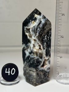 Druzy Sphalerite Tower