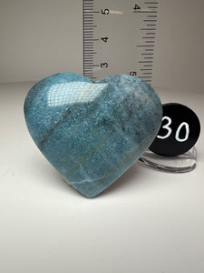 Blue Trolleite from Brazil • Heart