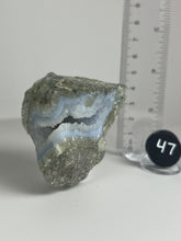 Load image into Gallery viewer, Blue Lace Agate Chalcedony Druzy Rough Raw
