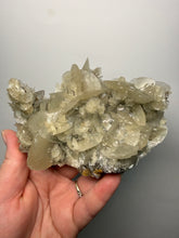 Load image into Gallery viewer, LARGE Silvery Bladed “Rose” Calcite Cluster – Yaogangxian Mine, Hunan, China
