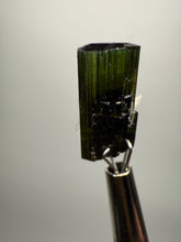 Load image into Gallery viewer, Dark Green Stak Nala Tourmaline and Cleavelandite – Haramosh Mountains, Pakistan | Thumbnail Specimen

