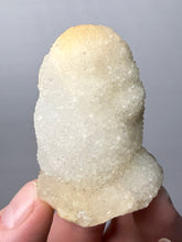 Load image into Gallery viewer, High-Grade “Dream Cloud” Druzy Chalcedony Stalactite — Maharashtra, India (Collector Display Specimen)
