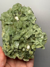 Load image into Gallery viewer, High-Grade Green Heulandite on Peach Stilbite Crystal Cluster | Deccan Traps, Maharashtra, India | Collector Mineral Specimen
