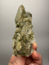 Load image into Gallery viewer, Chlorite-Included Quartz Cluster (Green Phantom Quartz) | Pakistan Mineral Specimen
