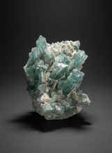 Load image into Gallery viewer, Blue Indicolite Tourmaline on Matrix – Pegmatite Mineral Specimen from Pakistan

