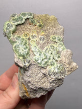 Load image into Gallery viewer, High-Grade Green Wavellite Collectors Specimen - Radiating Botryoidal Crystal Formation - Arkansas, USA
