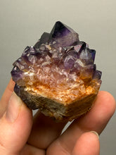 Load image into Gallery viewer, Premium Hematite-Phantom Deep Magenta Ametrine Cluster | Deccan Traps, India | Collector Mineral Specimen
