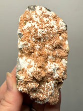 Load image into Gallery viewer, Peach Druzy Heulandite on Matrix – India | Rare Peach Crystal Mineral Specimen for Collectors &amp; Display
