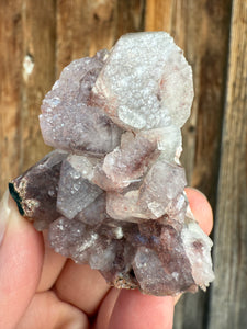 Red Phantom Gem Apophyllite Cluster • Maharashtra, India