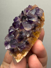 Load image into Gallery viewer, Premium Hematite-Phantom Deep Magenta Ametrine Cluster | Deccan Traps, India | Collector Mineral Specimen
