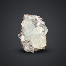 Load image into Gallery viewer, Lustrous Apophyllite over Red Heulandite (Zeolite Pocket) — Deccan Traps, Maharashtra, India
