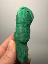 Load image into Gallery viewer, 3” Druzy Malachite Stalactites — Botryoidal Cave Formation | DR Congo  | Collector Mineral Specimen
