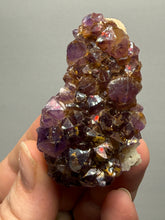 Load image into Gallery viewer, Premium Hematite-Phantom Deep Magenta Ametrine Cluster | Deccan Traps, India | Collector Mineral Specimen
