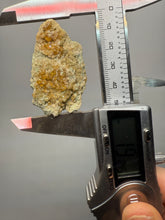 Load image into Gallery viewer, Hessonite Garnet Cluster on Matrix – Natural Collector Specimen from Pakistan | High-Grade Orange-Red Garnet Crystals
