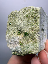 Load image into Gallery viewer, Gemmy Green Garnet on Matrix – Pakistan Collector Specimen
