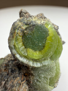 Green Wavellite Cluster Mineral Specimen • Arkansas, USA