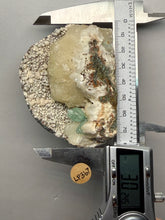 Load image into Gallery viewer, High-Grade Gemmy Green Apophyllite on White Stilbite  | Deccan Traps, Maharashtra, India
