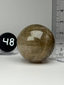 Golden Rutile Quartz (AKA Golden Angel Hair Quartz) Sphere