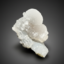Load image into Gallery viewer, Druzy Chalcedony Stalactites with Druzy Clear Apophyllite | Maharashtra, India

