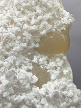 Load image into Gallery viewer, Rare Botryoidal Yellow Fluorite on Quartz Matrix  Collector Mineral Specimen – Maharashtra, India
