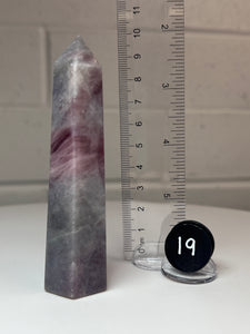 Blue Rose Quartz Obelisk Tower from Brazil • High Grade