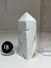 Load image into Gallery viewer, White Pseudomorph Agate after Anhydrite Obelisk Tower from Mexico
