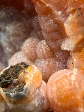 Load image into Gallery viewer, “Goblin Chalcedony” Pink and Red Druzy Botryoidal Stalactites — Tichka Massif, High Atlas, Morocco
