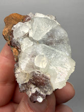 Load image into Gallery viewer, Lustrous Apophyllite over Red Heulandite (Zeolite Pocket) — Deccan Traps, Maharashtra, India
