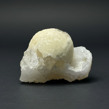 Load image into Gallery viewer, Rare Botryoidal Yellow Fluorite on Quartz Matrix  Collector Mineral Specimen – Maharashtra, India

