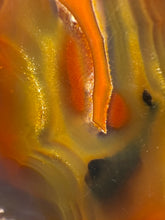Load image into Gallery viewer, Polished Malawi Agate Half – African Banded Agate Display Specimen
