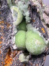 Load image into Gallery viewer, High-Grade Green Wavellite Collectors Specimen - Radiating Botryoidal Crystal Formation - Arkansas, USA
