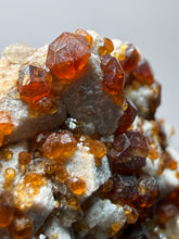 Load image into Gallery viewer, Hessonite Garnet on Feldspar | Mineral Collector Specimen | Pakistan
