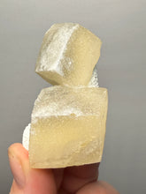 Load image into Gallery viewer, Rare Druzy Golden “Diamond” Calcite on Zeolite Matrix — Maharashtra, India | Collector Cabinet Specimen
