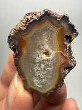 Load image into Gallery viewer, Polished Malawi Agate Half – High-Grade African Banded Agate Display Specimen
