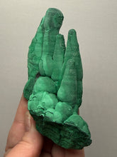 Load image into Gallery viewer, 4.5” High-Grade Malachite Stalactite “Cave” Formation | DR Congo | Mineral Collector Specimen
