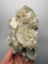 Load image into Gallery viewer, LARGE Silvery Bladed “Rose” Calcite Cluster – Yaogangxian Mine, Hunan, China
