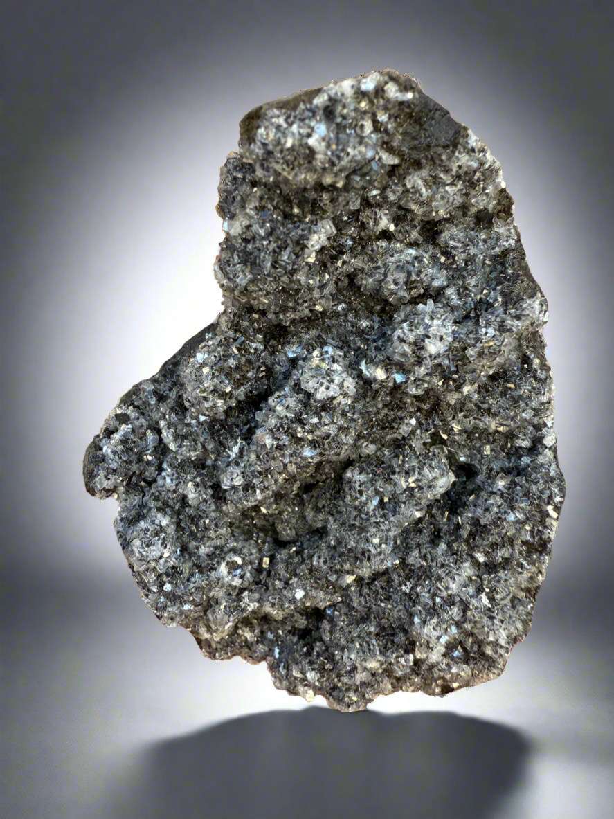 Druzy Black Apophyllite • Maharashtra, India