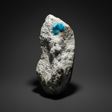Load image into Gallery viewer, Rare Electric Blue Cavansite on Druzy Matrix – Collector Mineral Specimen | India
