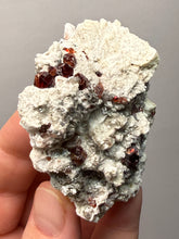 Load image into Gallery viewer, High-Grade Naturally Faceted Red Spessartine Garnet on Matrix — Skardu, Pakistan
