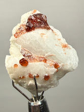 Load image into Gallery viewer, High-Grade Naturally Faceted Red Spessartine Garnet on Matrix — Skardu, Pakistan
