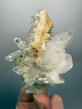 Load image into Gallery viewer, Chlorite-Included Quartz Cluster (Green Phantom Quartz) – Pakistan Mineral Specimen
