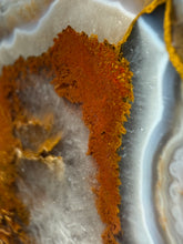 Load image into Gallery viewer, Rare Moroccan Orange Plume Agate Collected by Indigenous Nomads | Ancient Beauty from the Sahara
