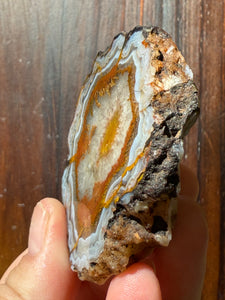 Rare Moroccan Orange Plume Carnelian Agate Collected by Indigenous Nomads | Ancient Beauty from the Sahara